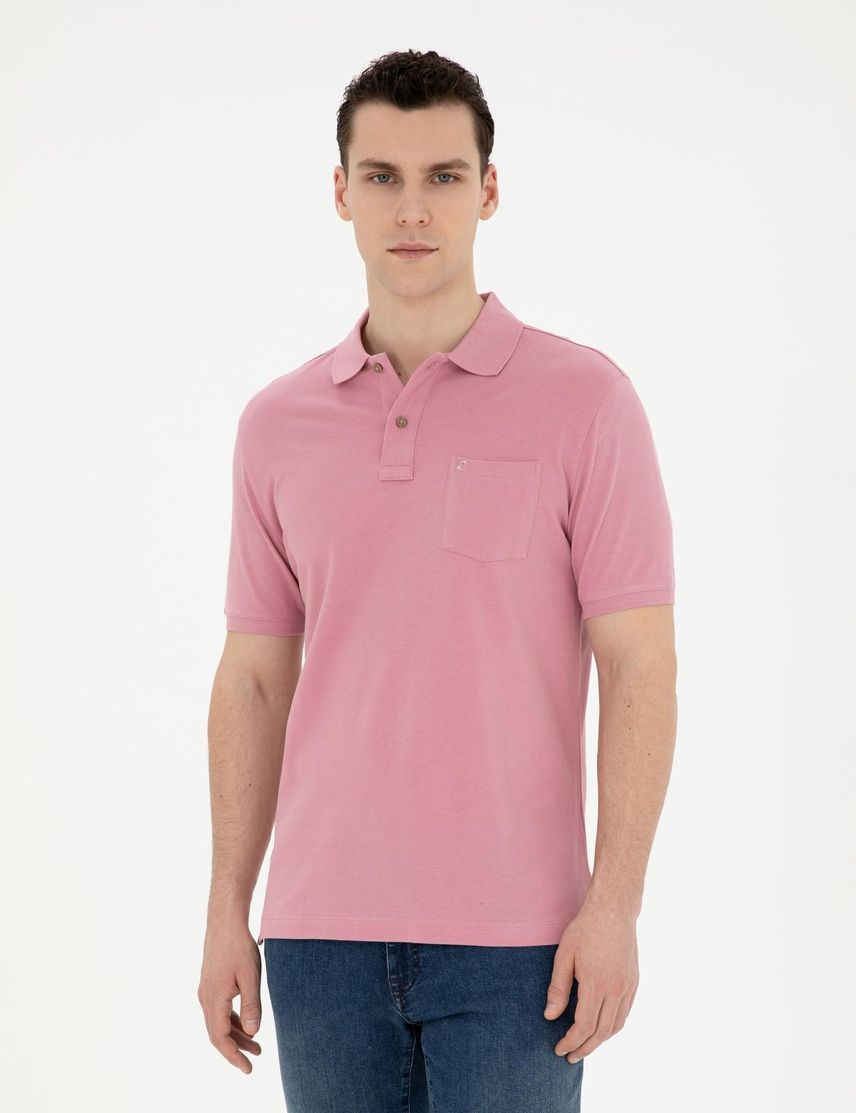 Gül Kurusu Regular Fit Basic Tişört