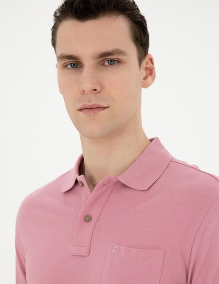 Gül Kurusu Regular Fit Basic Tişört - 50262659079