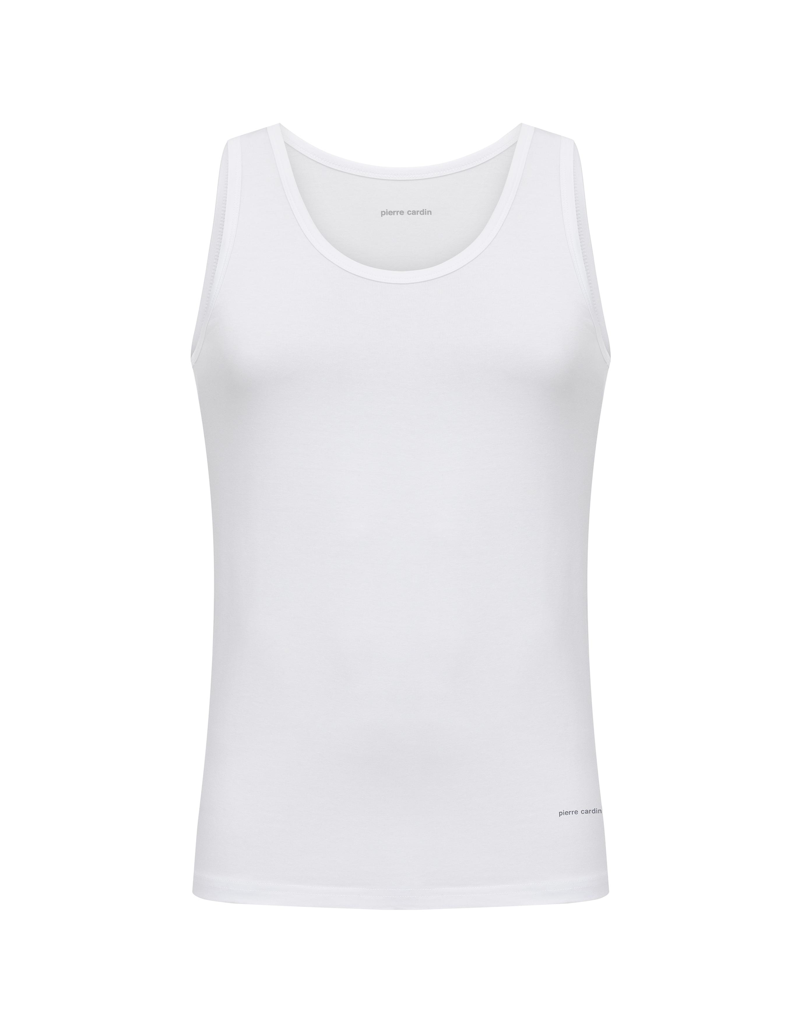 Beyaz Pamuk Modal Karışımlı 2'li Atlet