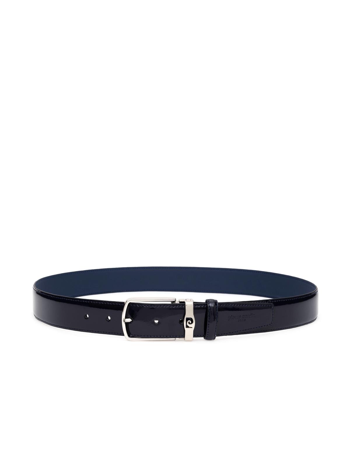 Lacivert %100 Deri Rugan Kemer - 50294390009