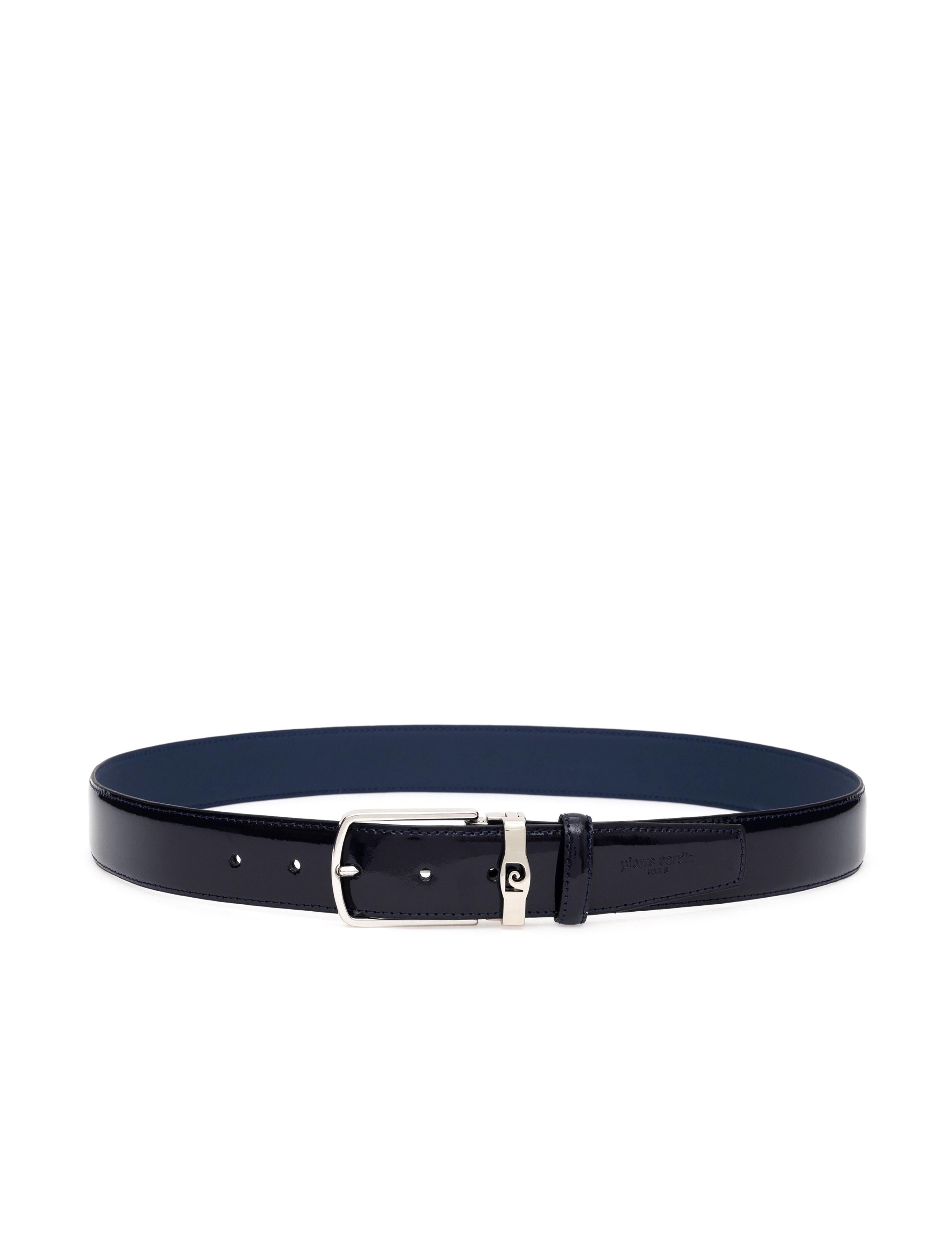 Lacivert %100 Deri Rugan Kemer