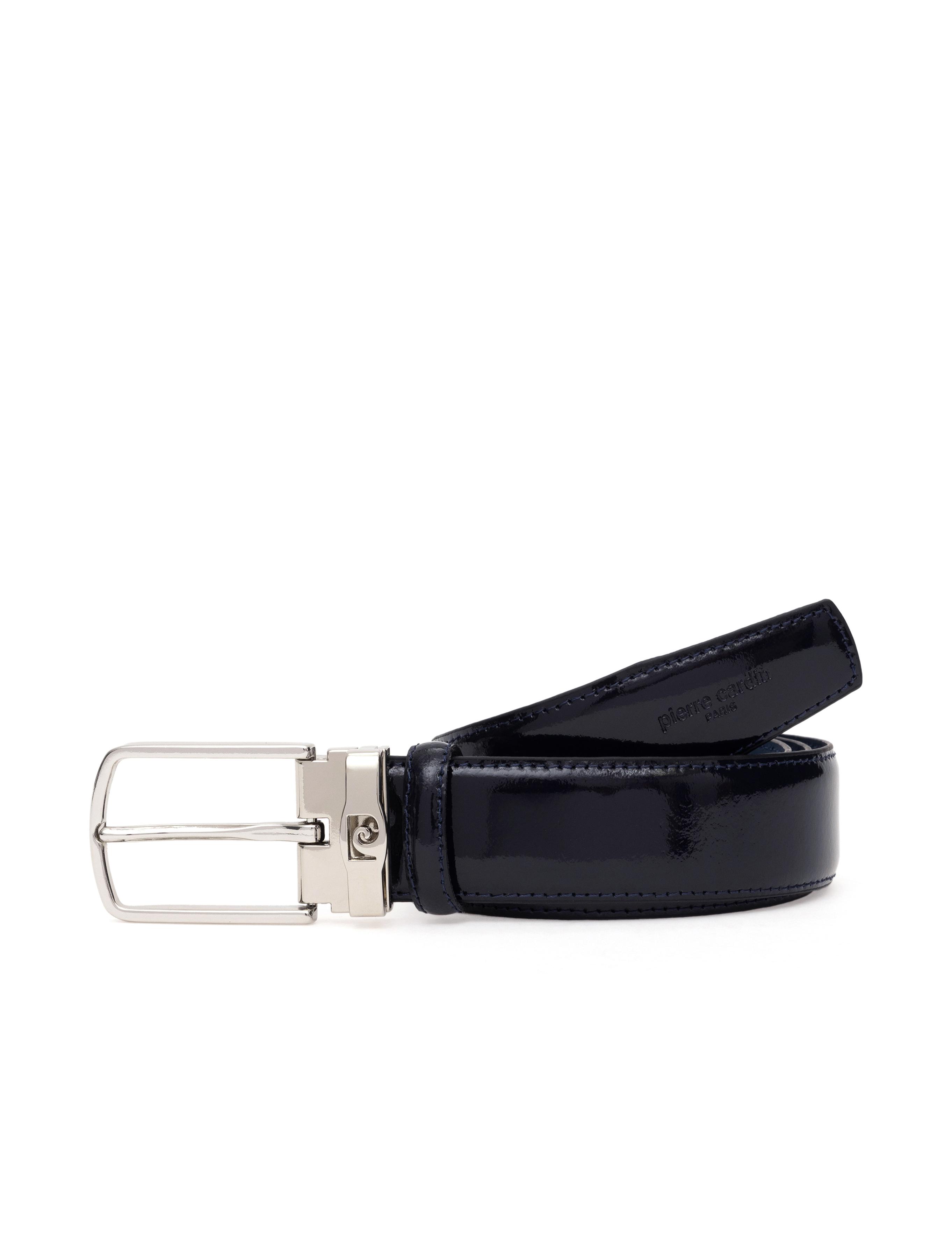 Lacivert %100 Deri Rugan Kemer