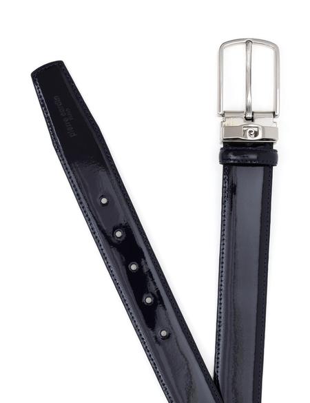 Lacivert %100 Deri Rugan Kemer - 50294390009