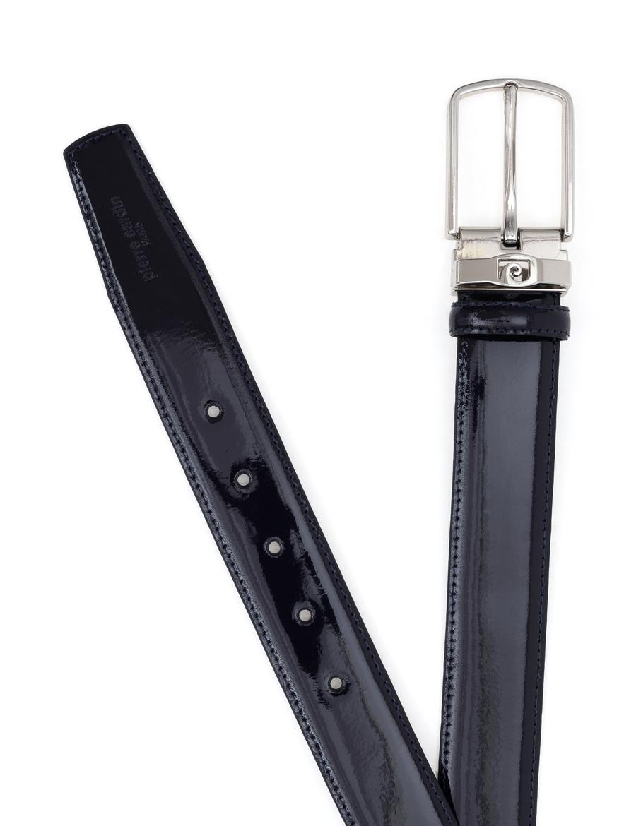 Lacivert %100 Deri Rugan Kemer