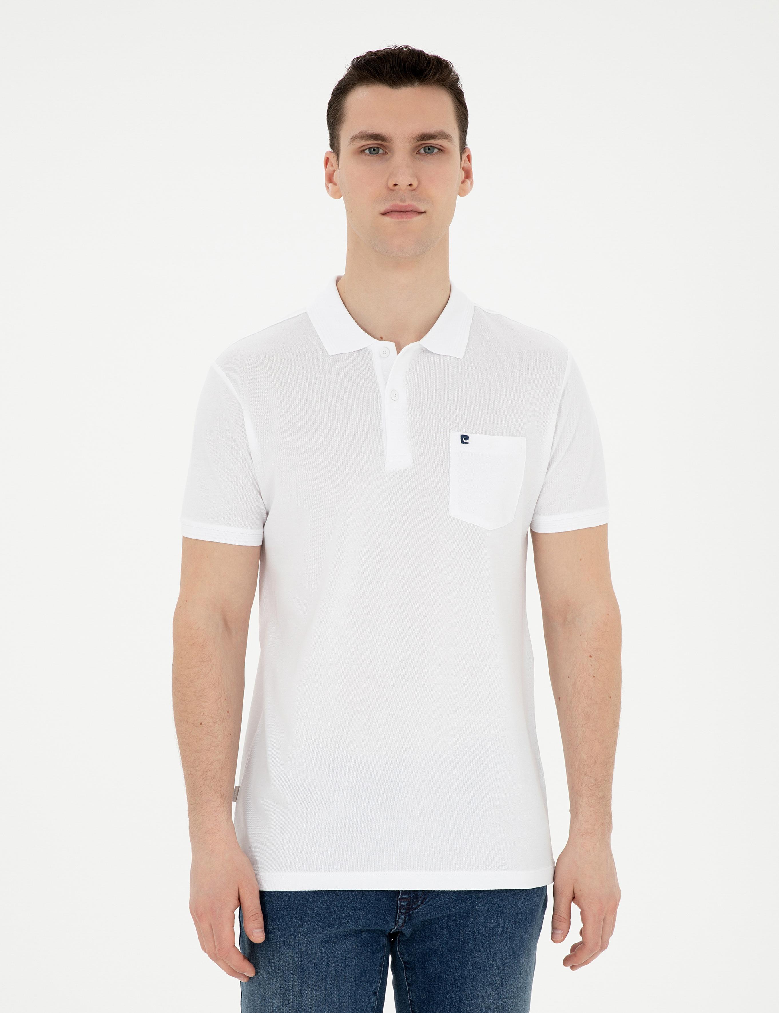 Beyaz Regular Fit Basic Tişört