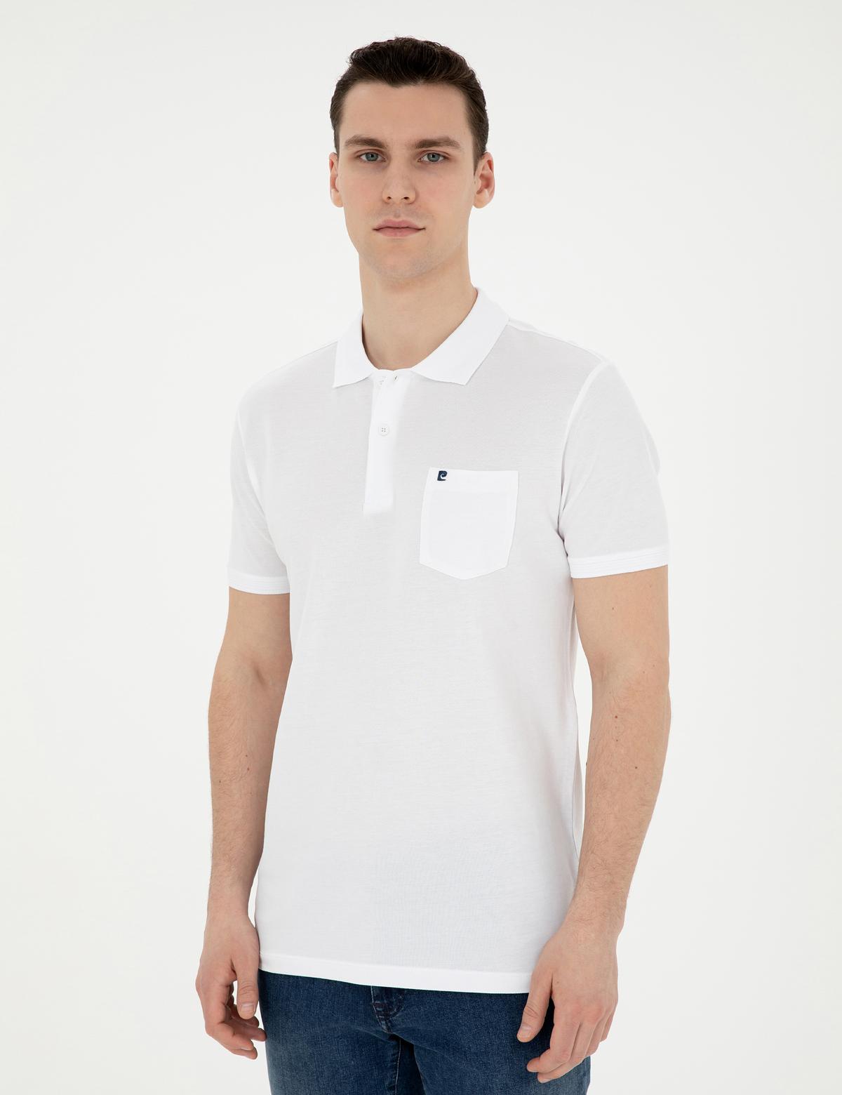 Beyaz Regular Fit Basic Tişört