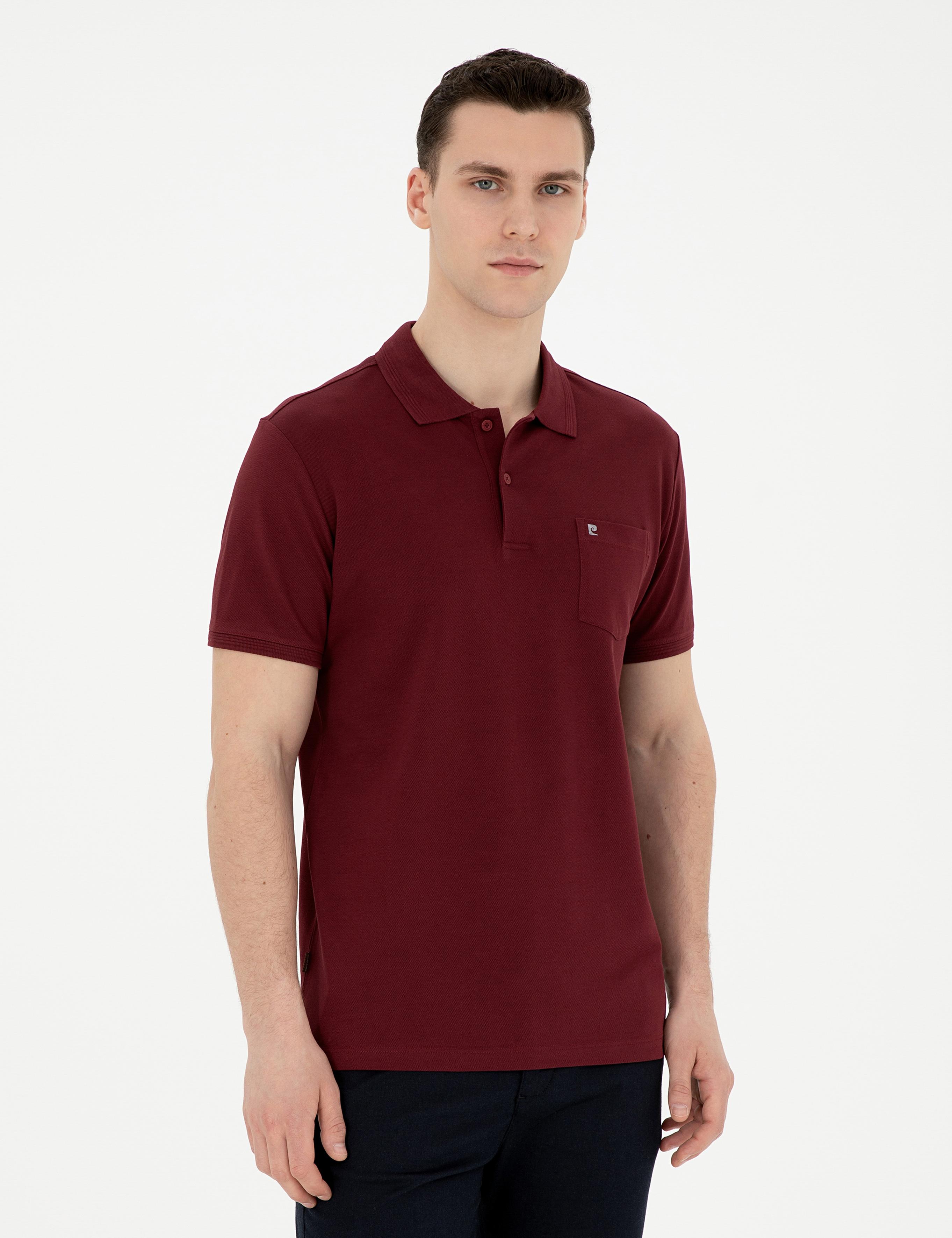 Bordo Regular Fit Basic Tişört