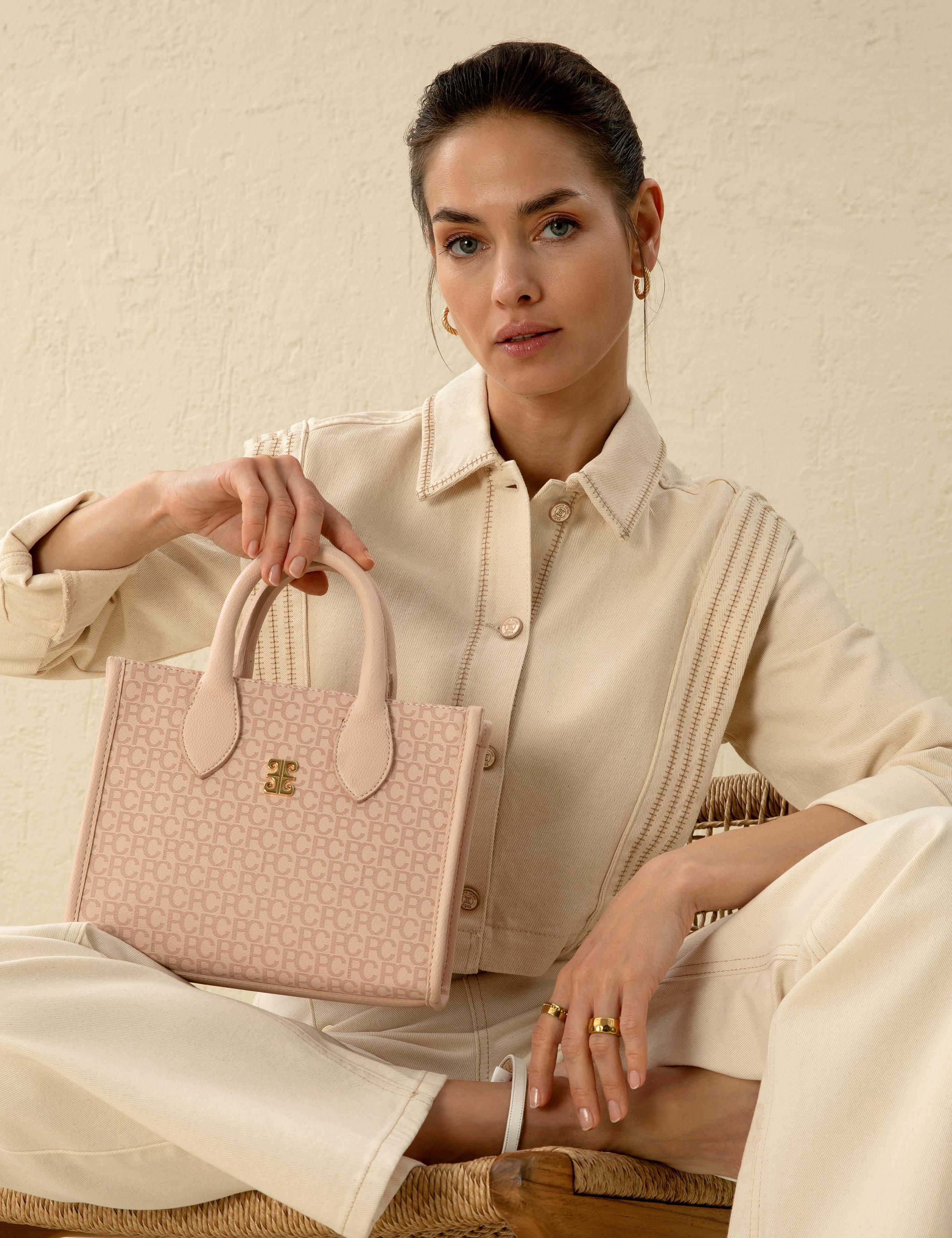 Toz Pembe Omuz Çantası