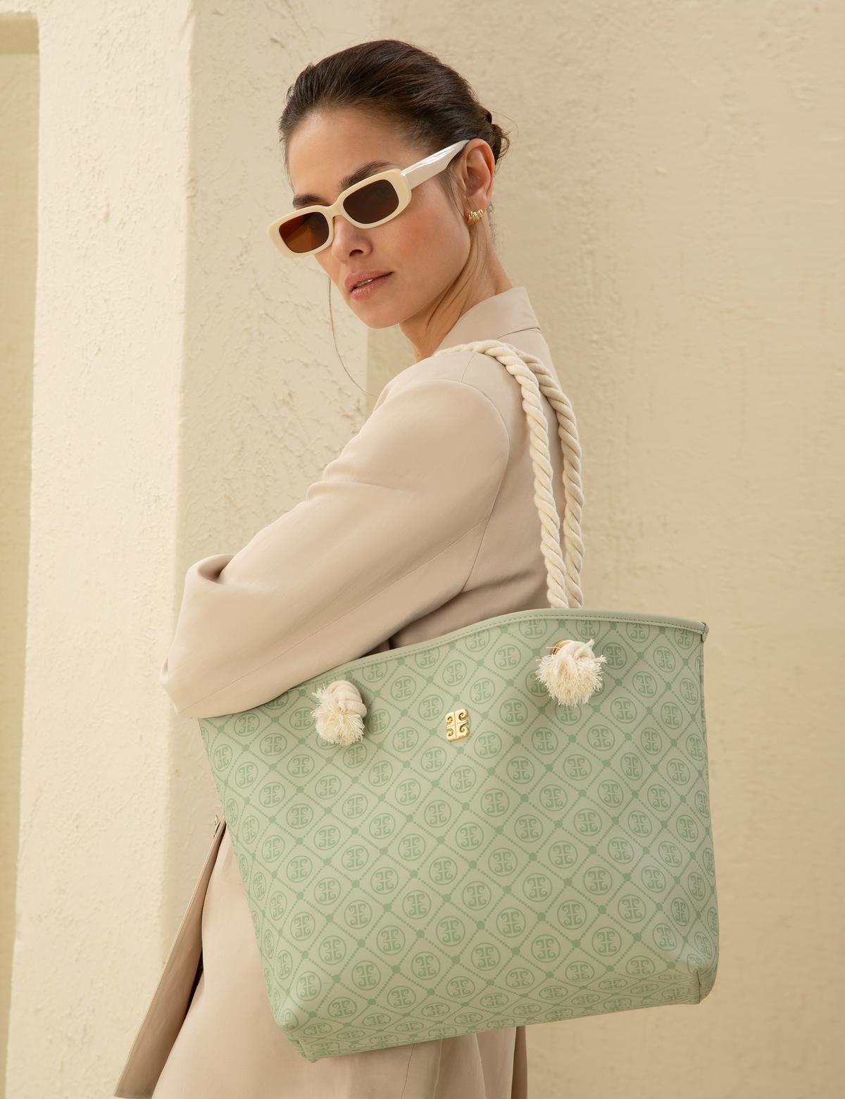 Su Yeşili Omuz Çantası