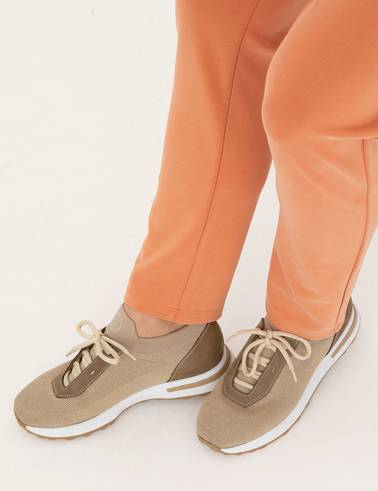 Bej Sneaker