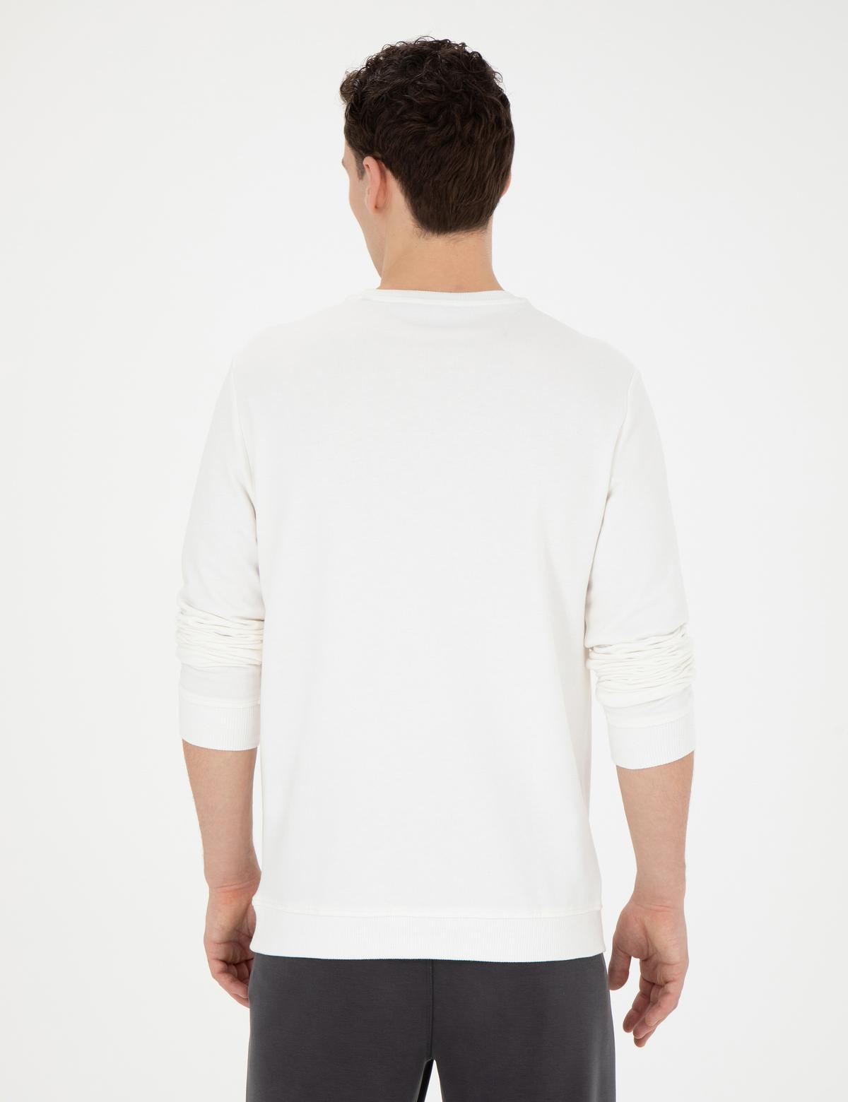 Ekru Regular Fit Sweatshirt - 50279523011