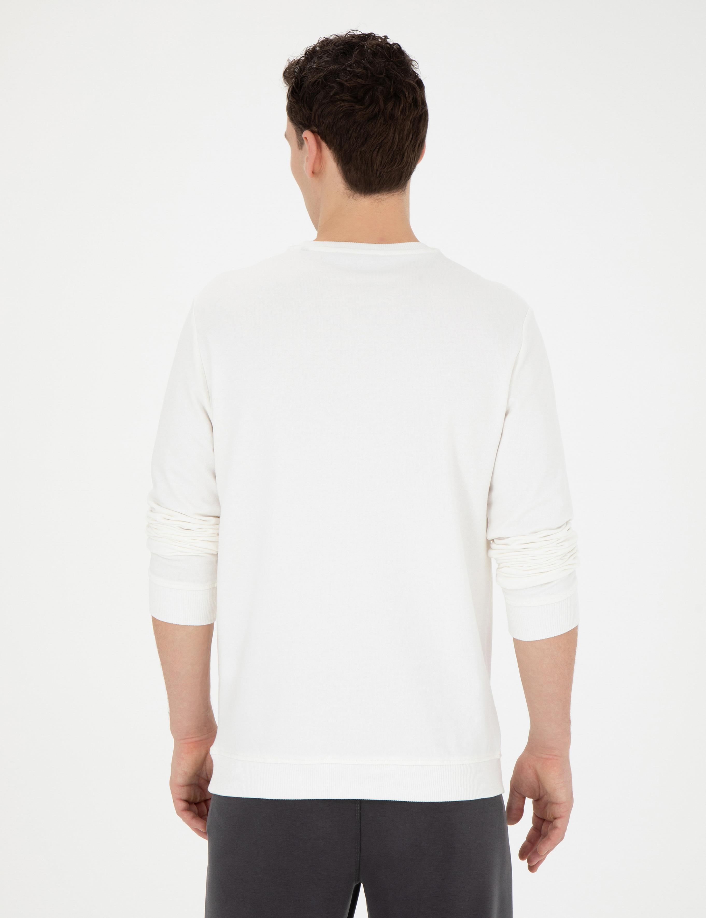 Ekru Regular Fit Sweatshirt