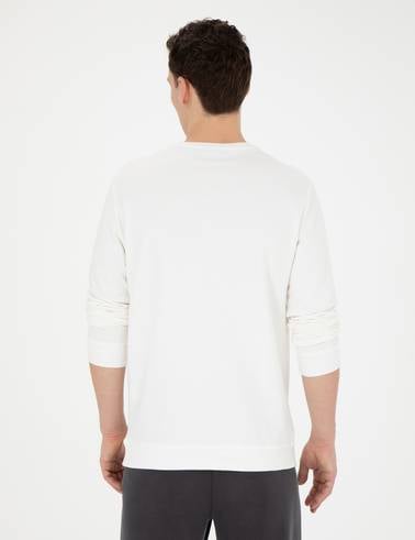 Ekru Regular Fit Sweatshirt