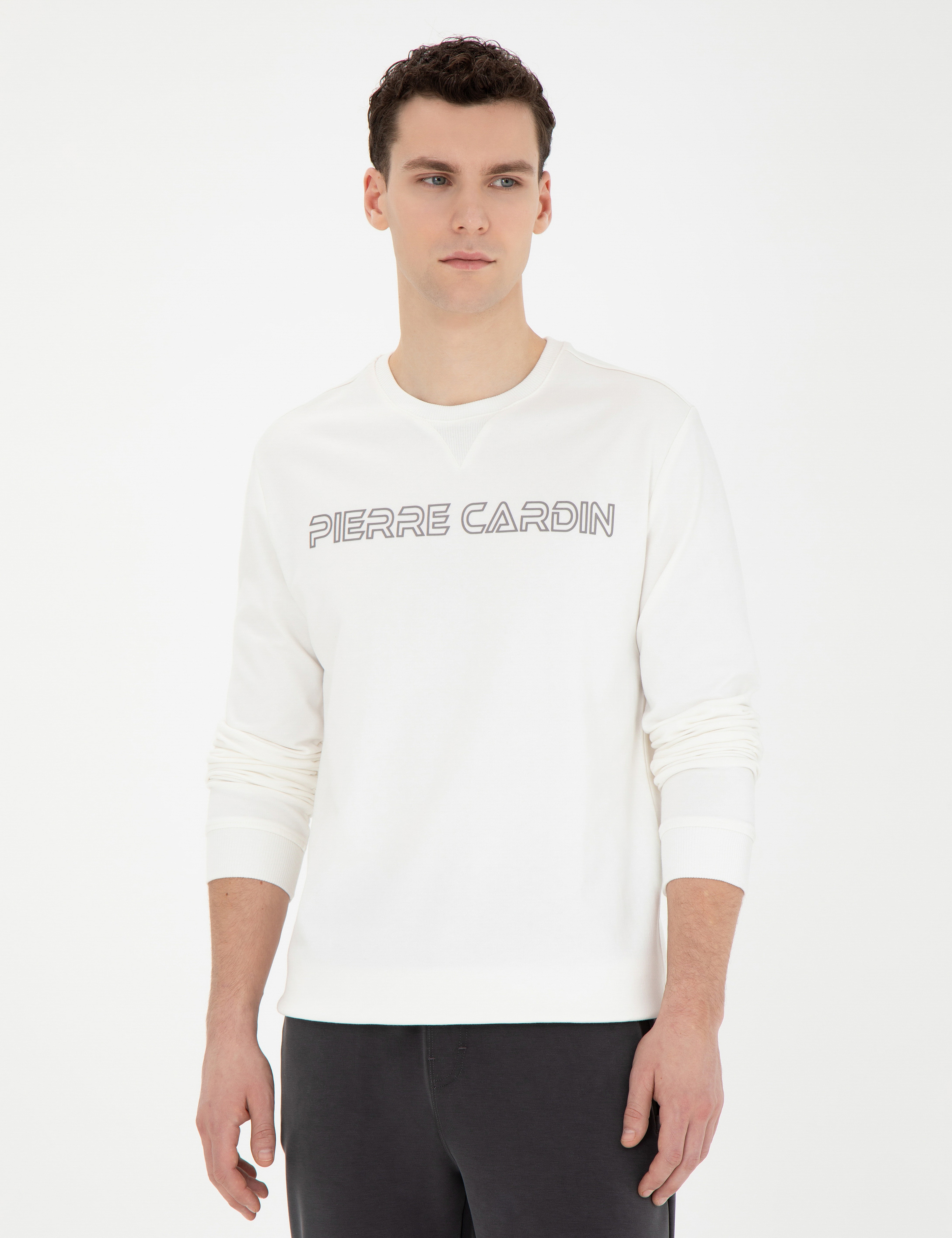 Ekru Regular Fit Sweatshirt - Image 3