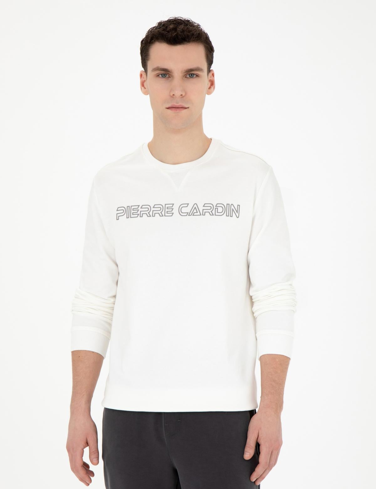 Ekru Regular Fit Sweatshirt