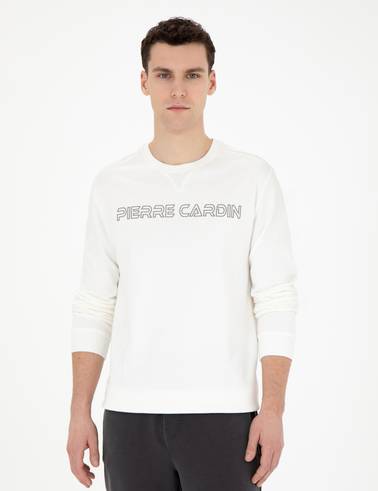 Ekru Regular Fit Sweatshirt