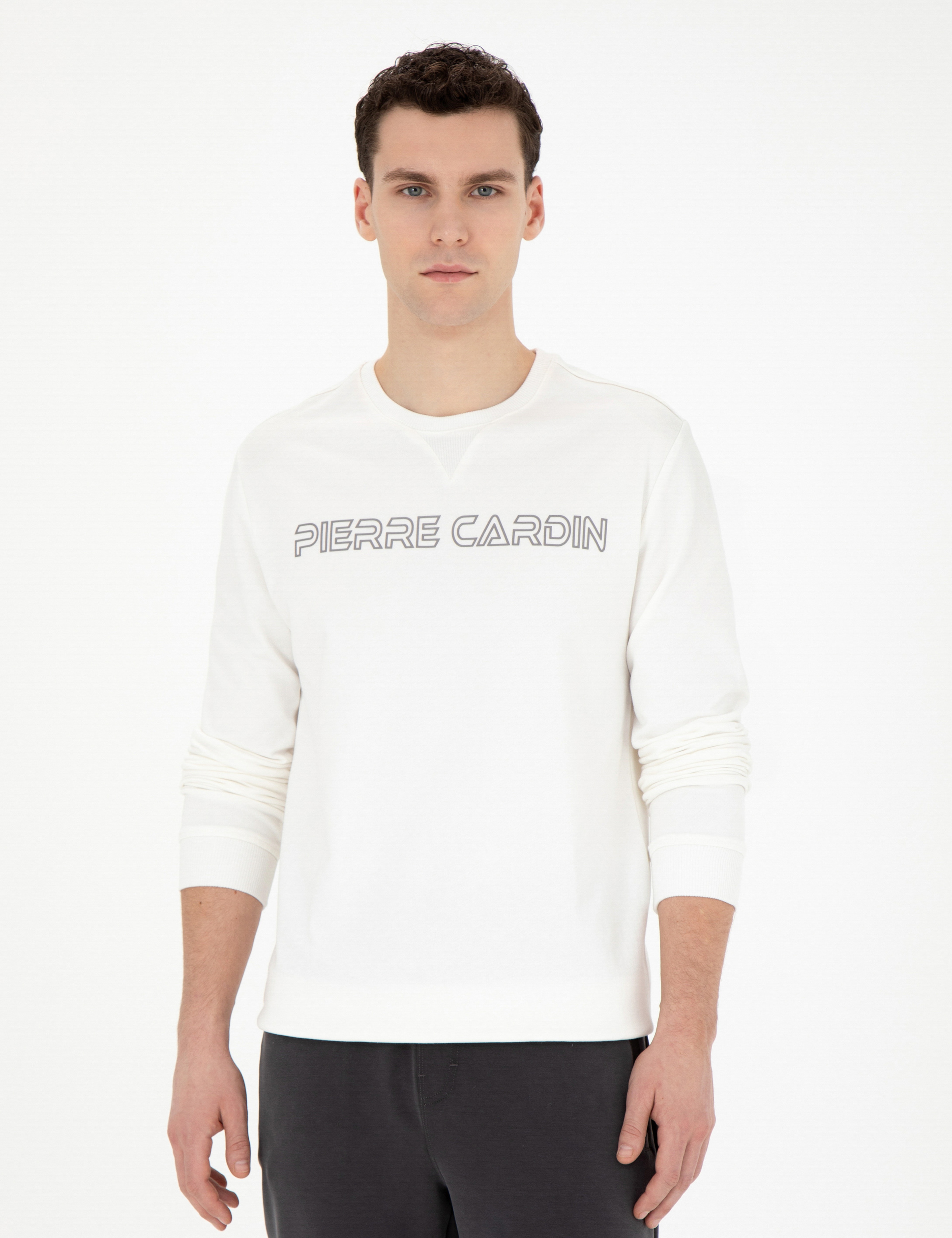 Ekru Regular Fit Sweatshirt - Image 1