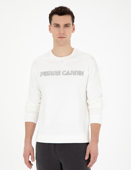 Ekru Regular Fit Sweatshirt - 50279523011