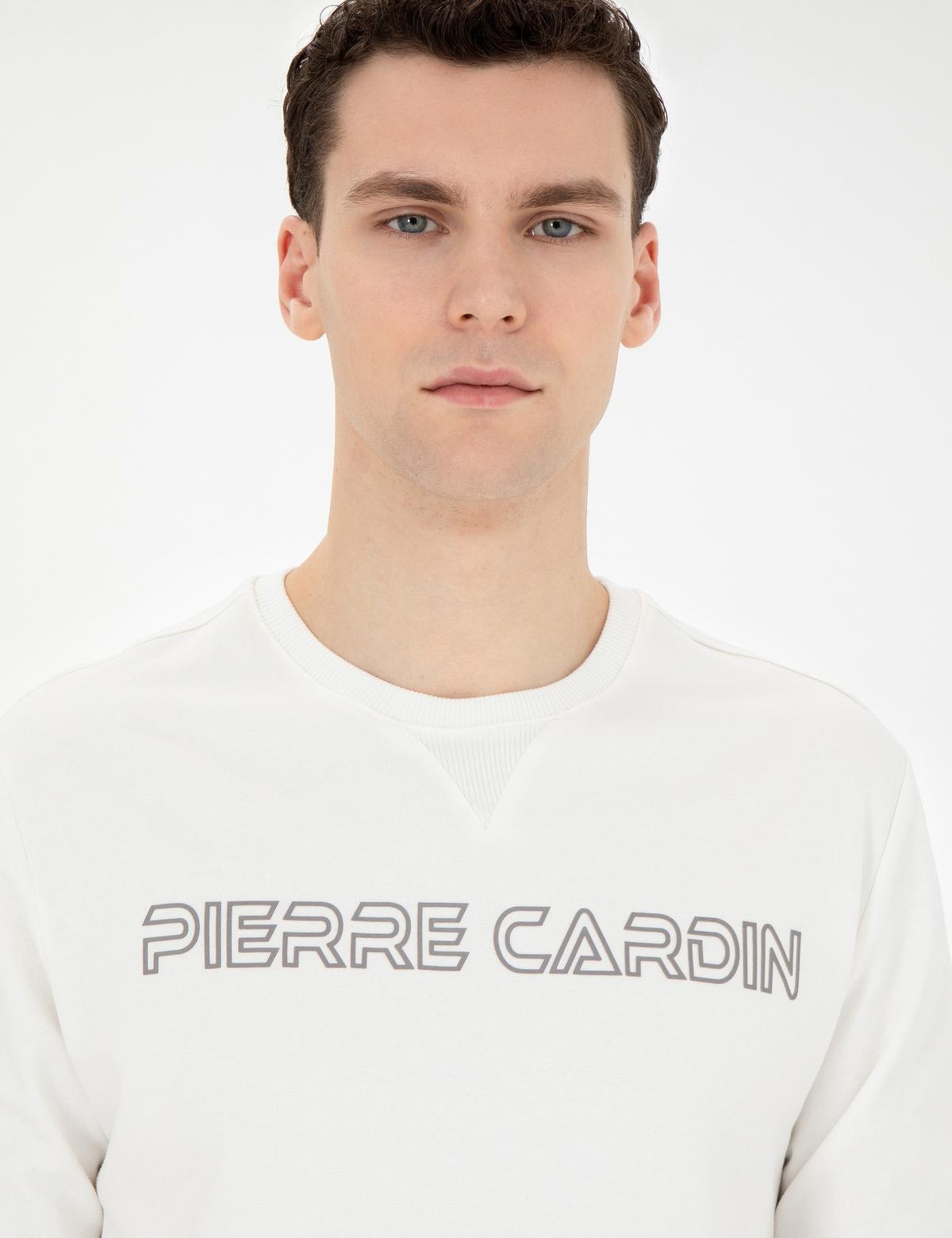 Ekru Regular Fit Sweatshirt - 50279523011