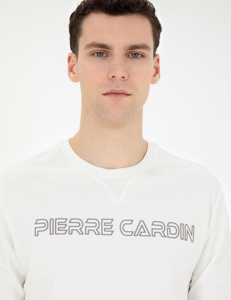 Ekru Regular Fit Sweatshirt - 50279523011