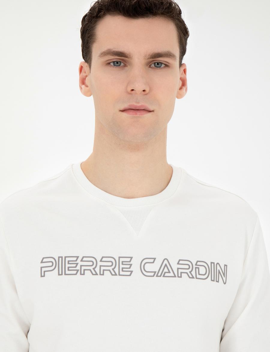 Ekru Regular Fit Sweatshirt