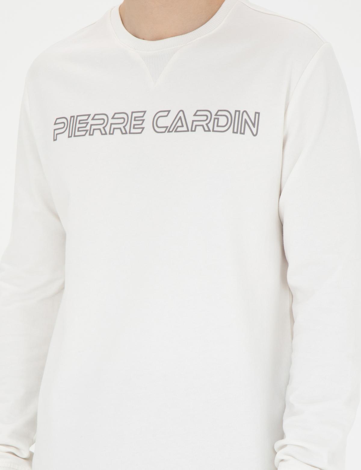 Ekru Regular Fit Sweatshirt - 50279523011