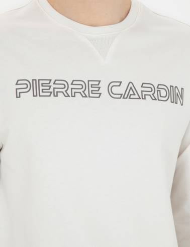 Ekru Regular Fit Sweatshirt