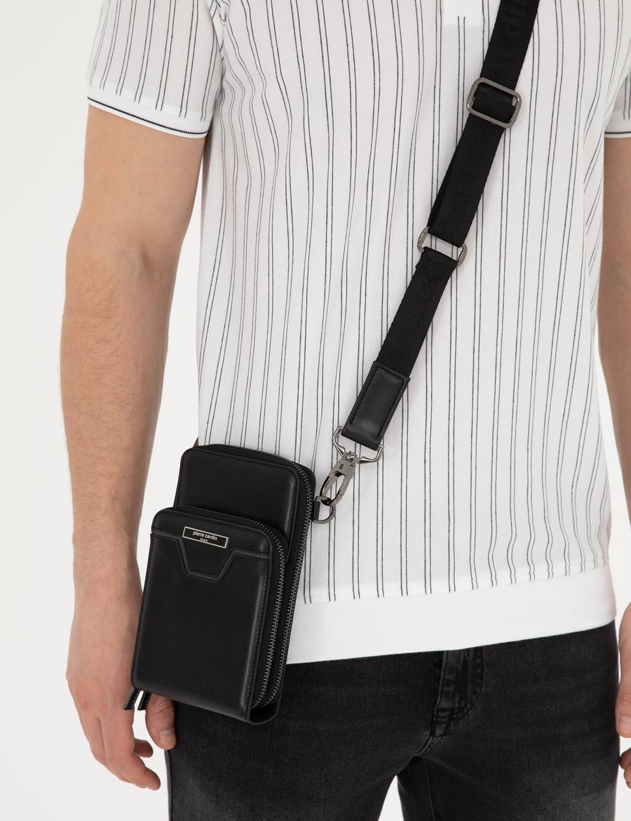 Erkek Siyah Omuz Çantası