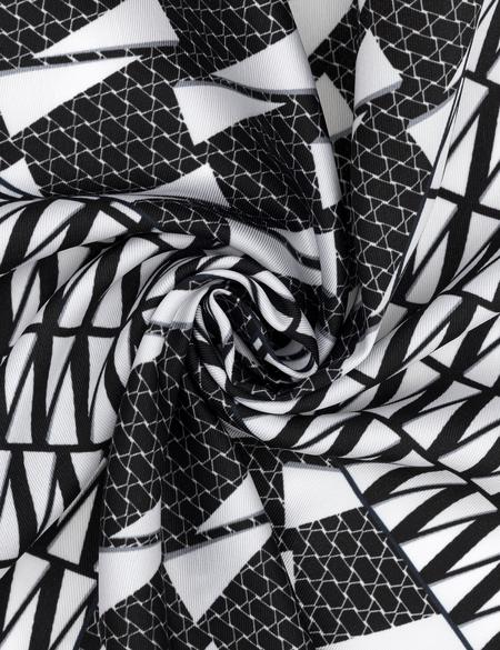 Siyah Desenli Mendil - 50294488001