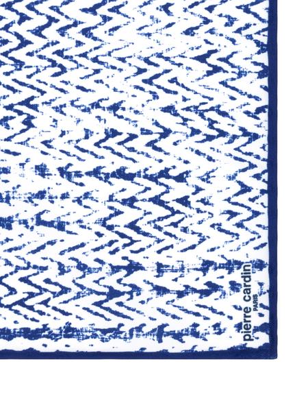 Lacivert Desenli Mendil - 50294571003