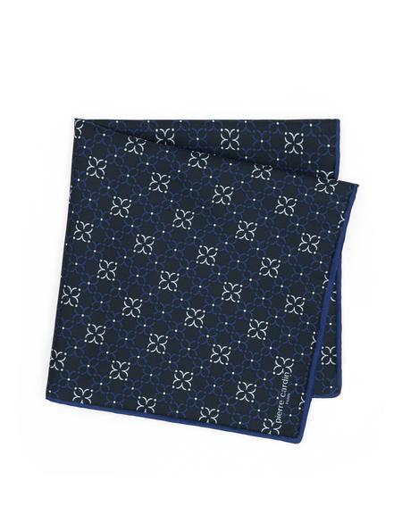 Lacivert Desenli Mendil - 50294588001