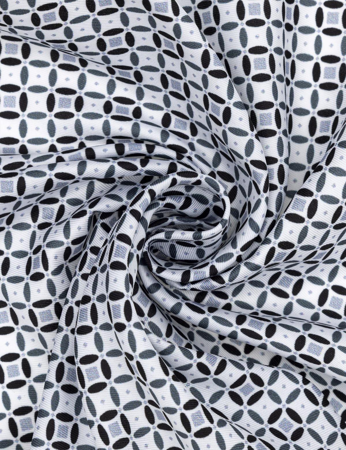 Siyah Desenli Mendil - 50294591001