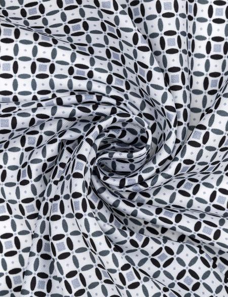 Siyah Desenli Mendil - 50294591001