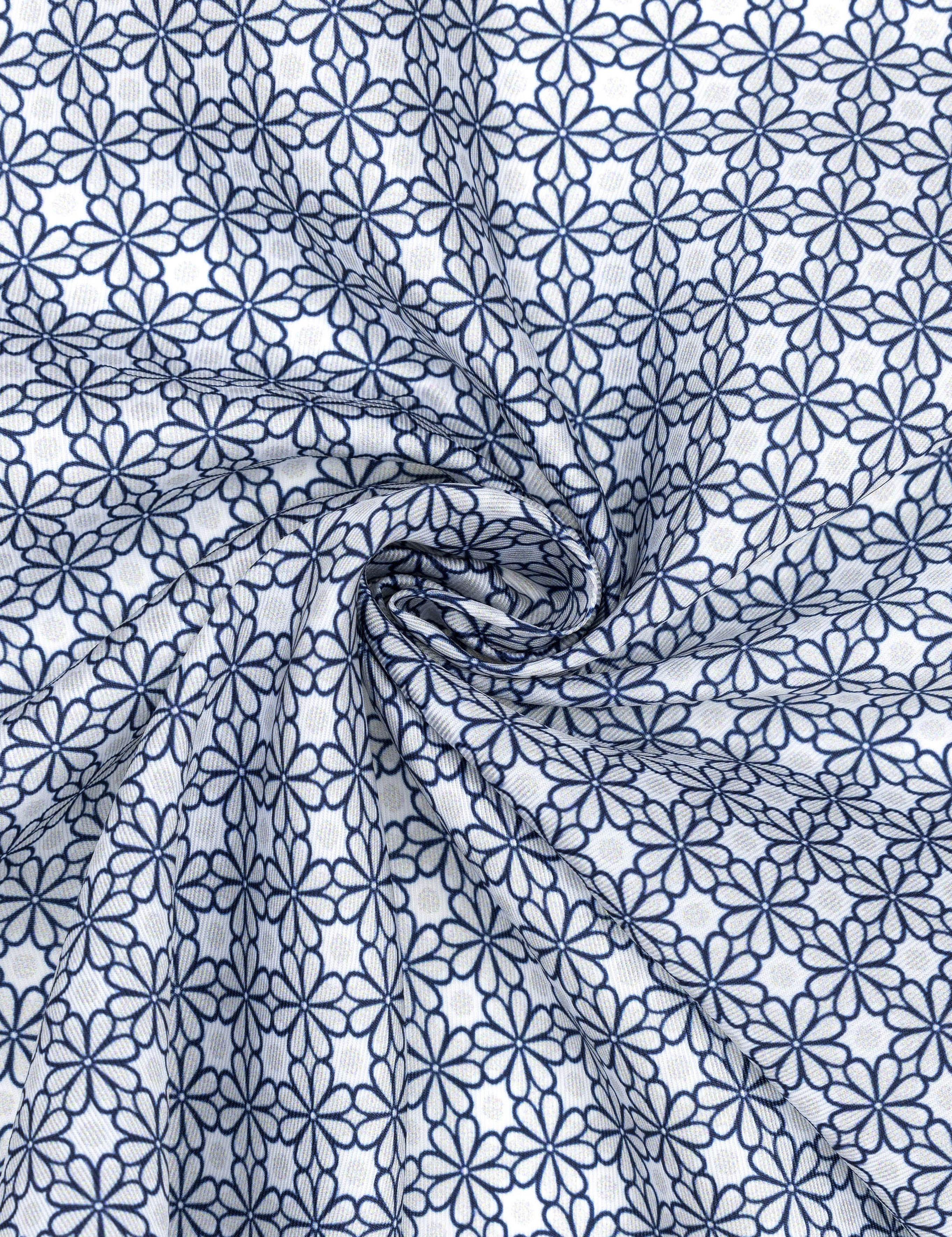 Lacivert Desenli Mendil