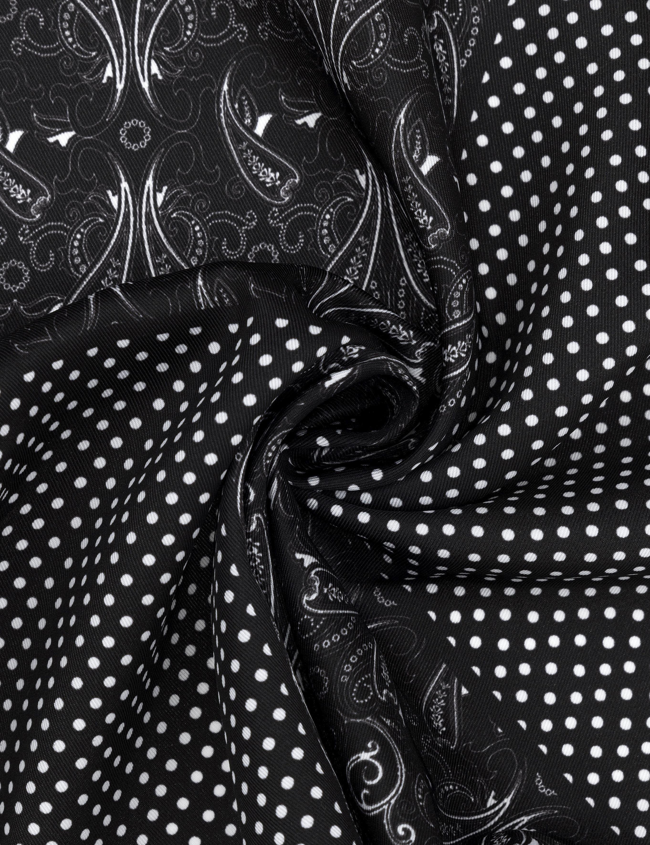 Siyah Desenli Mendil