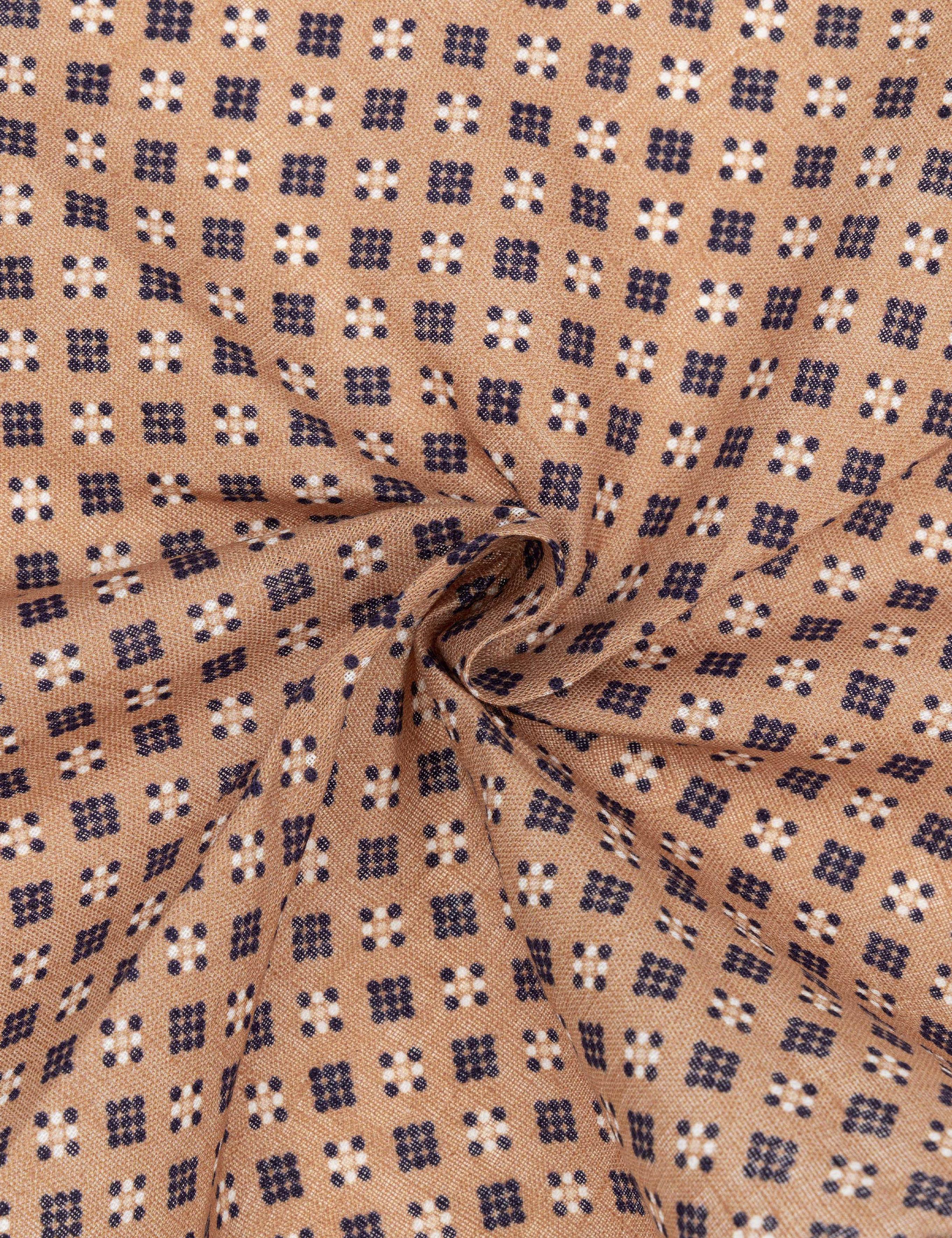 Kahverengi Keten Mendil