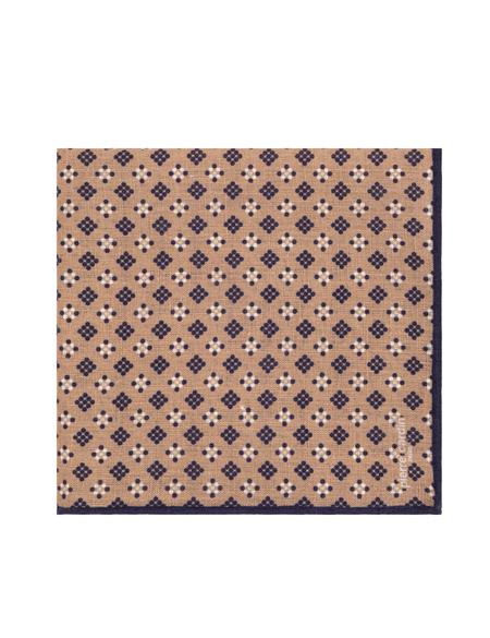 Kahverengi Keten Mendil - 50294603001