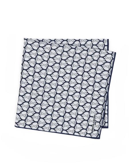 Lacivert Desenli Mendil - 50294607001