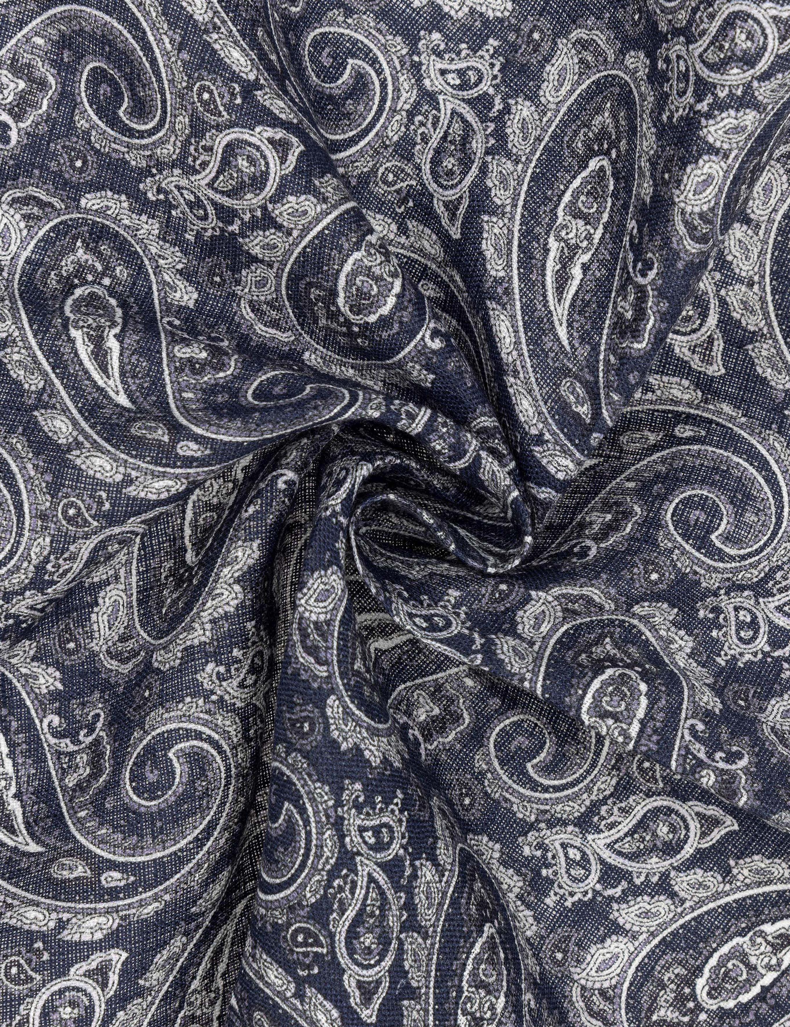 Lacivert Keten Mendil