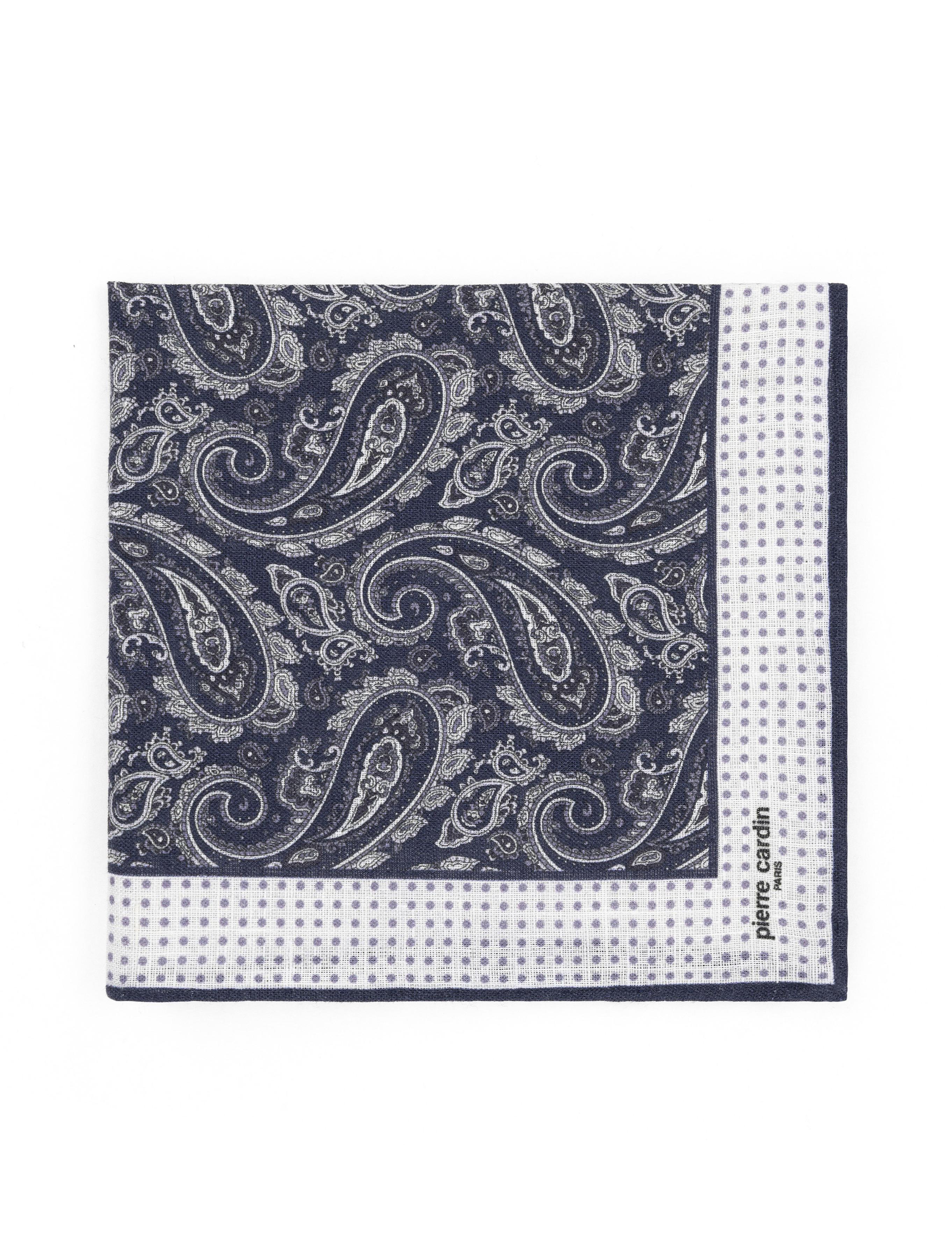 Lacivert Keten Mendil