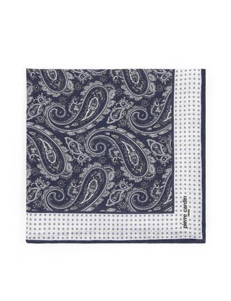 Lacivert Keten Mendil - 50294611001