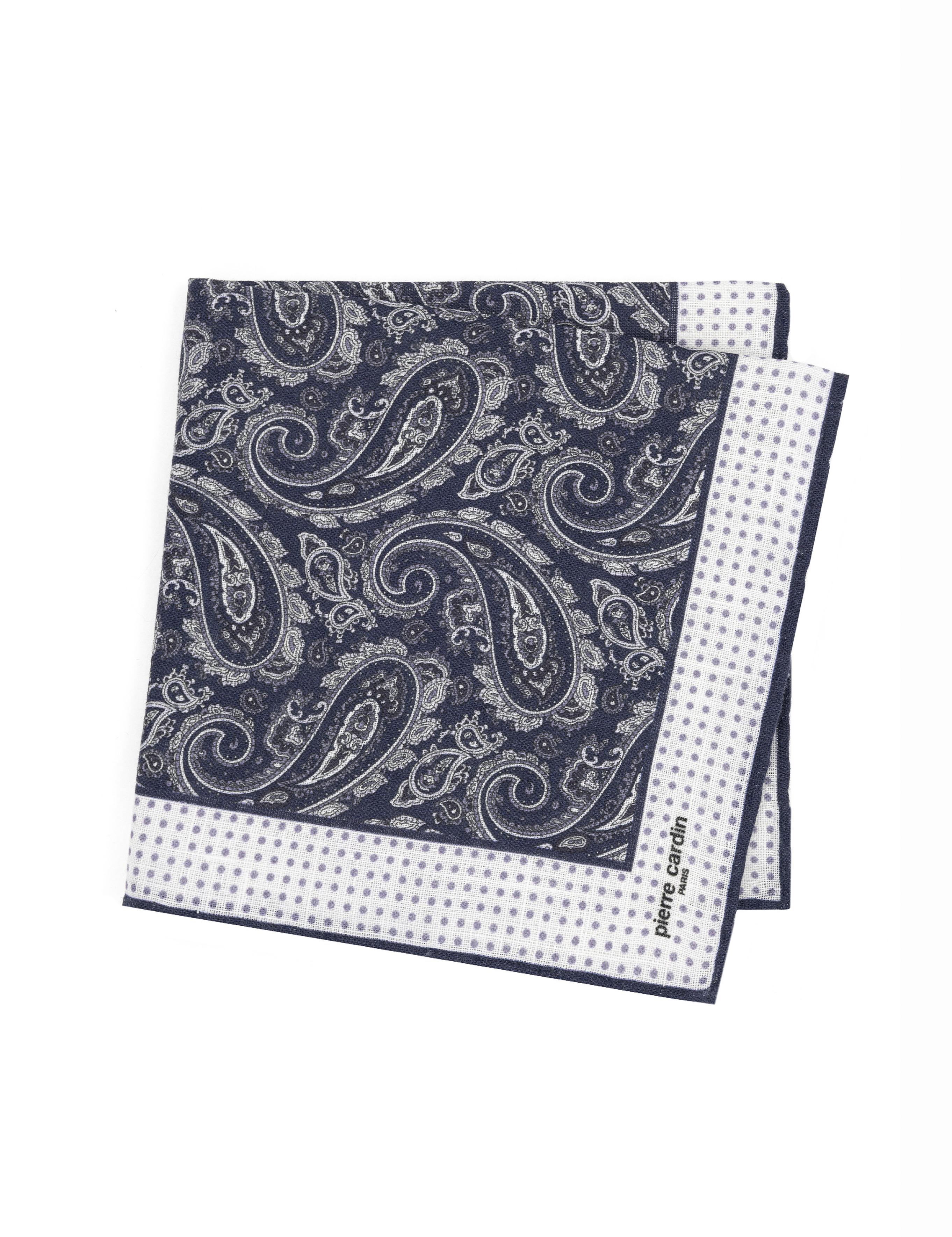 Lacivert Keten Mendil