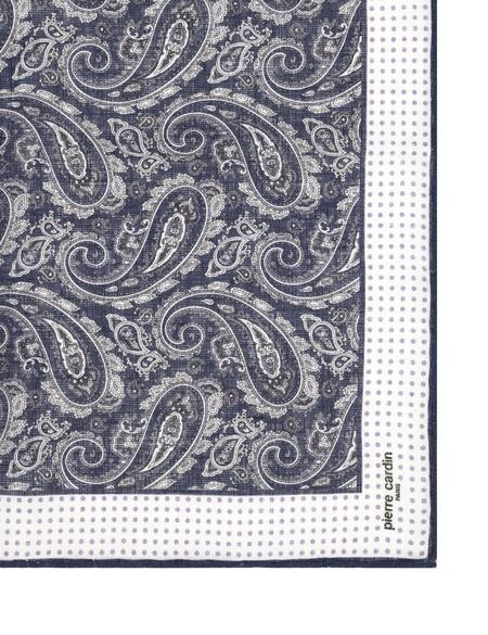 Lacivert Keten Mendil - 50294611001