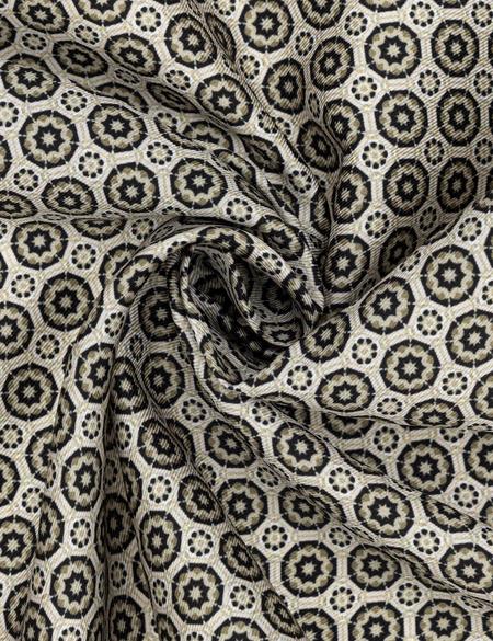 Turuncu Desenli Mendil - 50294616002