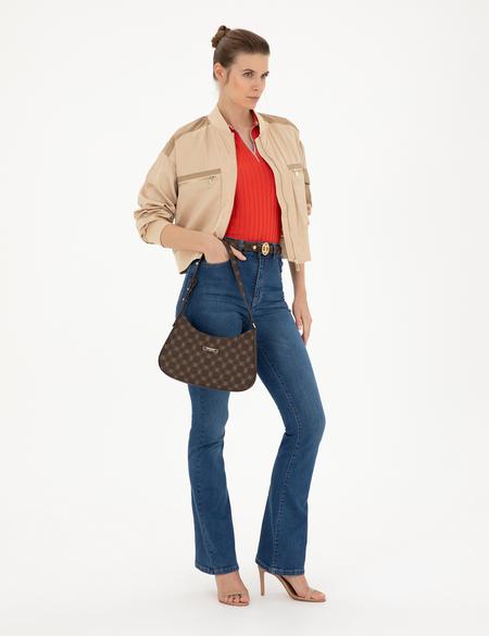 Kahverengi Omuz Çantası - 50288207001