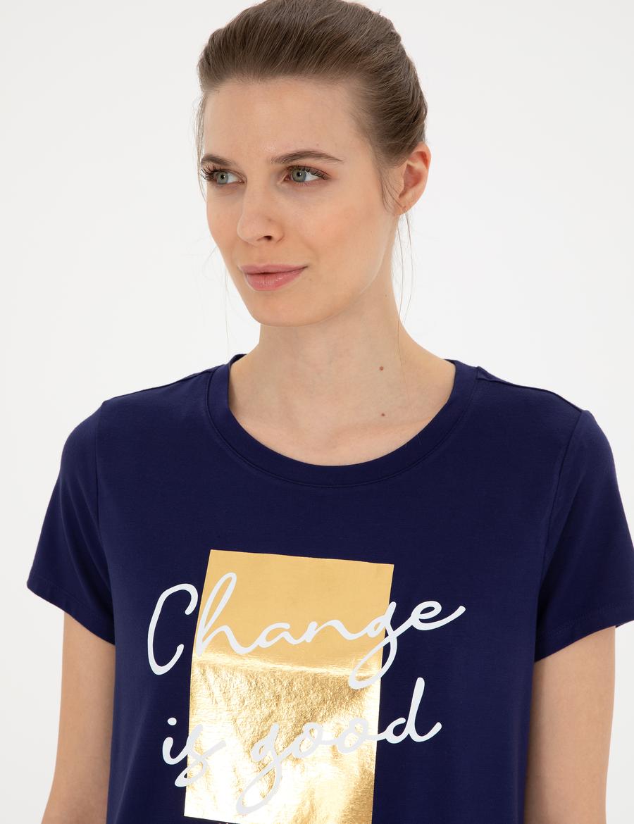 Lacivert Regular Fit Tişört