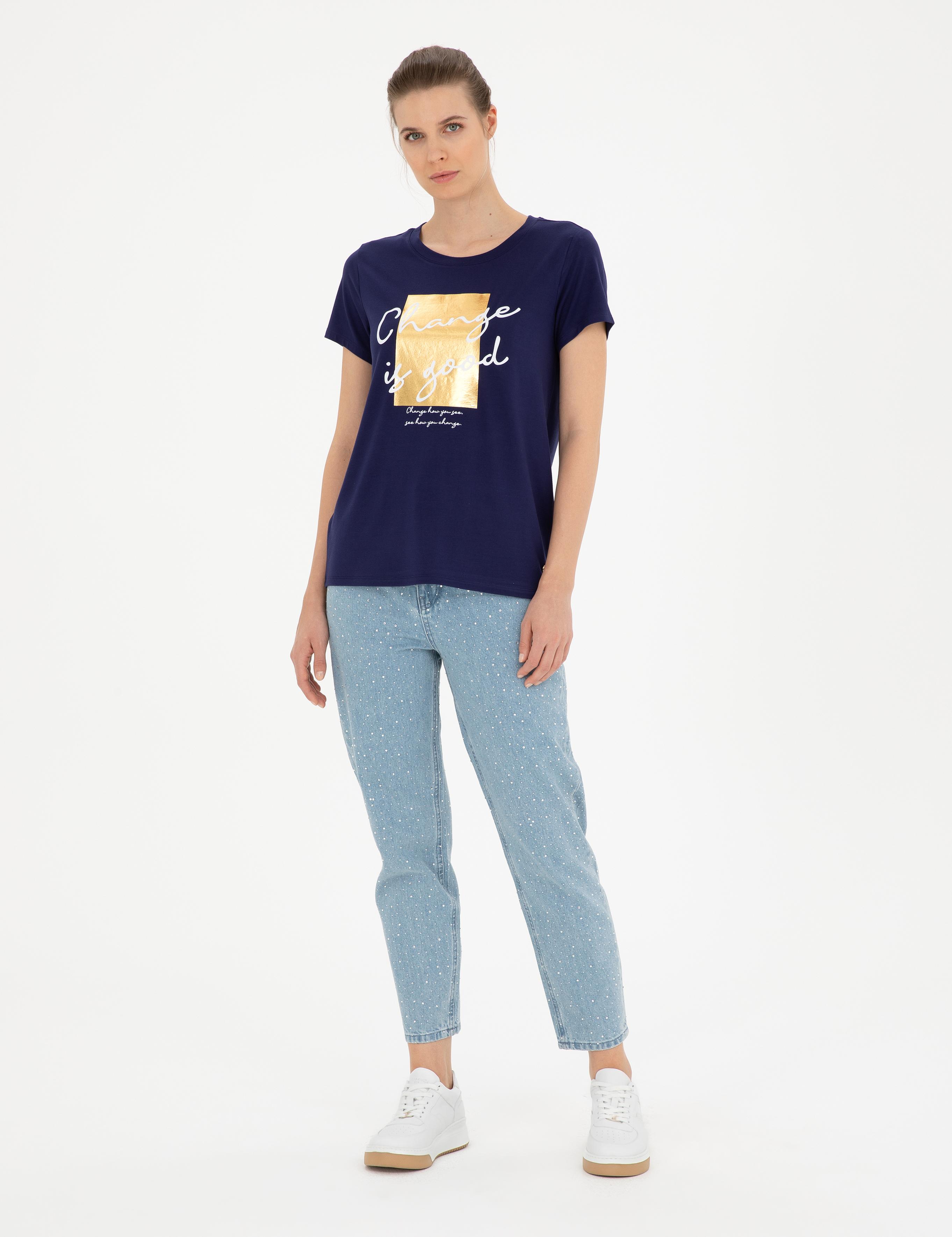 Lacivert Regular Fit Tişört