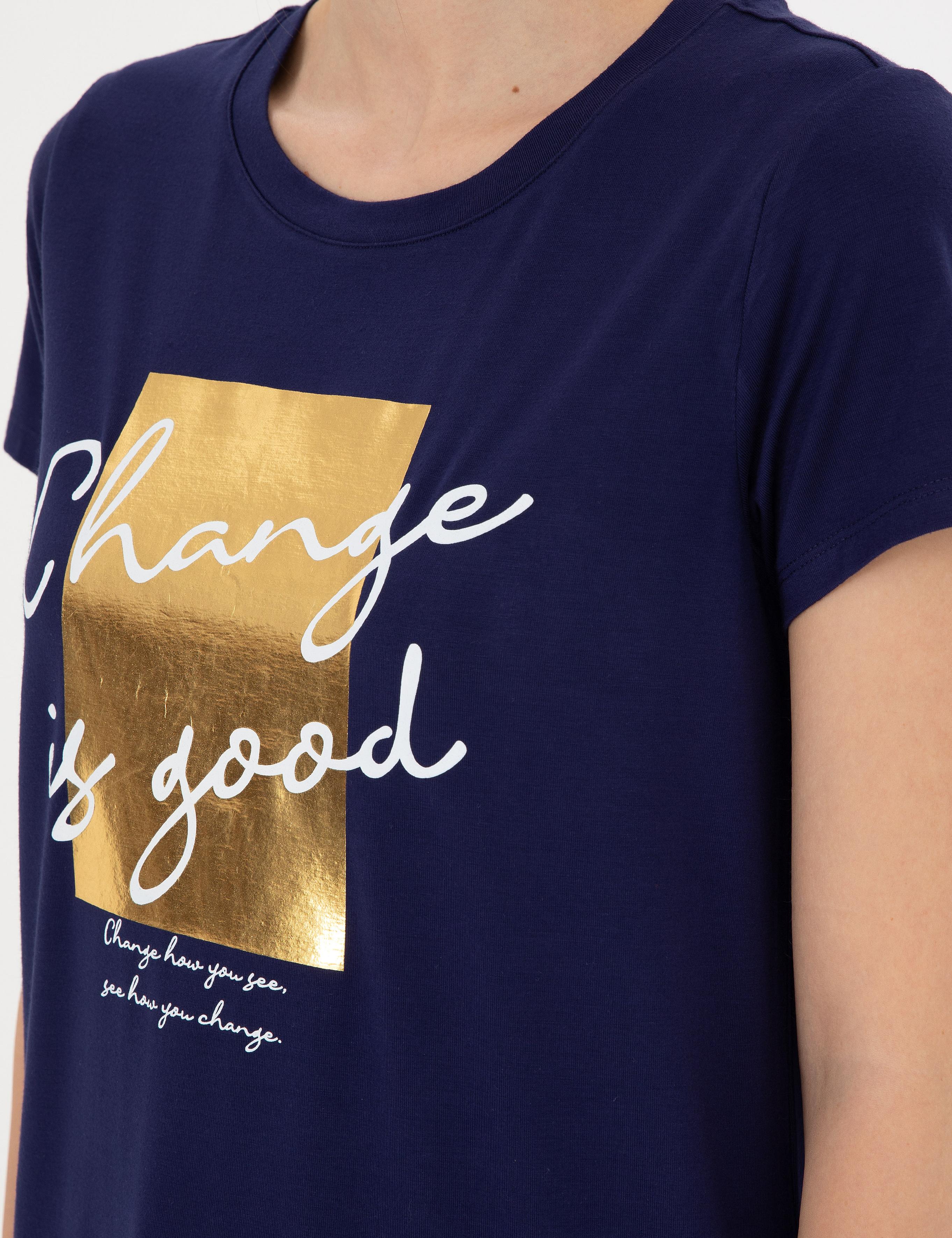 Lacivert Regular Fit Tişört