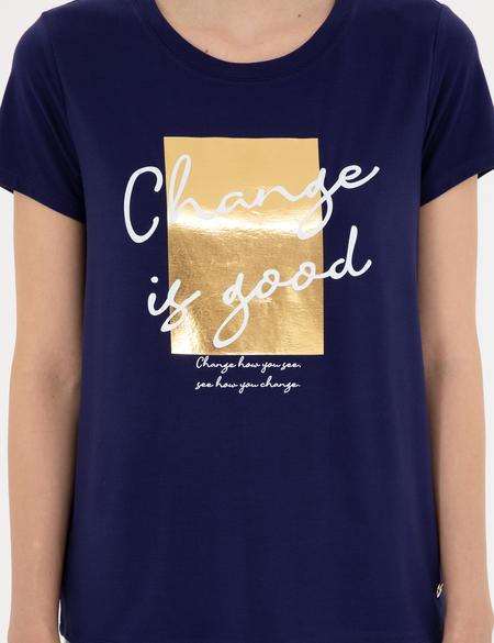 Lacivert Regular Fit Tişört - 50284067005