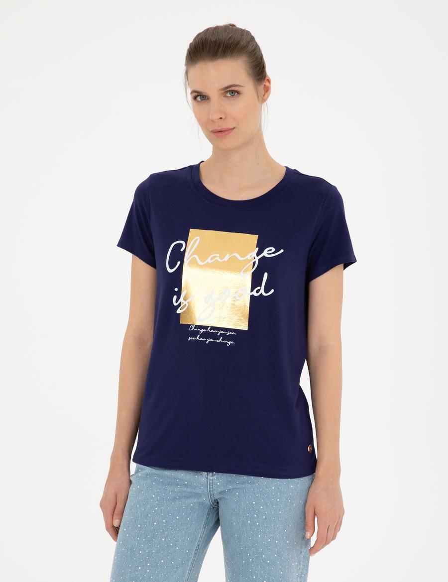 Lacivert Regular Fit Tişört